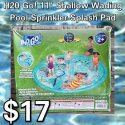 NEW H20 Go 11' Shallow Wading Pool Sprinkler Splash Pad

: Njft