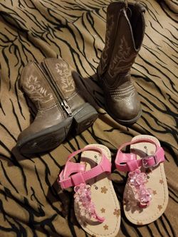 Baby girl boots and sandals