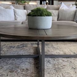 Axel Round Coffee Table – Modern Rustic Style from Down East