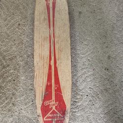 Old Wooden Skateboard 