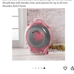 Sterilite 24” Wreath Storage Container