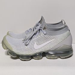 Nike Air VaporMax Flyknit 3 Platinum White Shoes AJ6910-100 Size 9 for Sale in Collingdale, PA - OfferUp