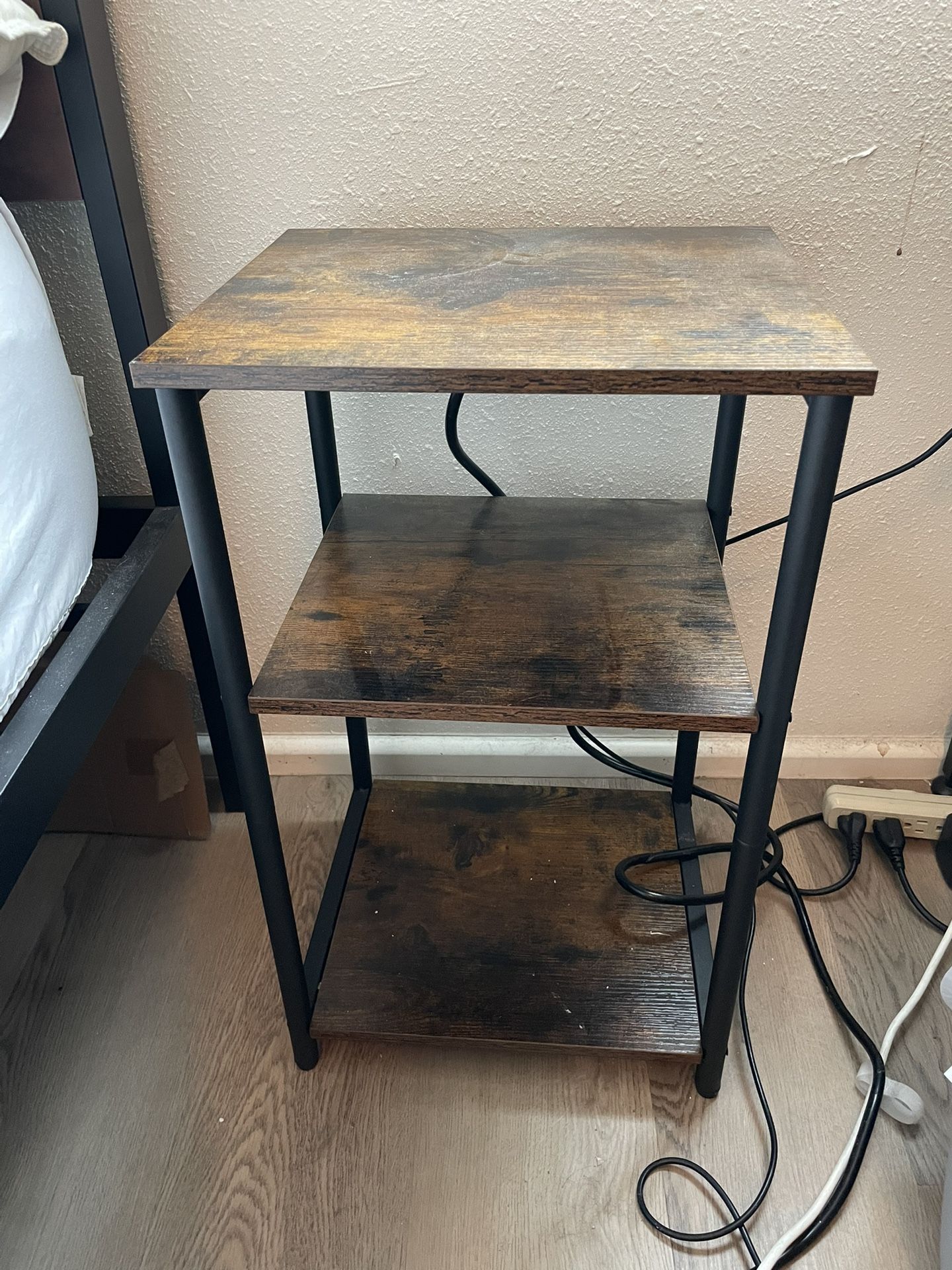 End Table With Charging Station