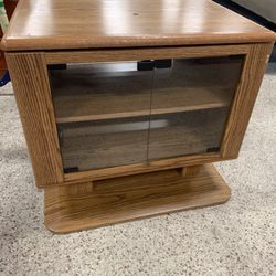 Mid Century Solid Wood Cabinet 