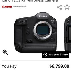Brand new Canon EOS R1 Mirrorless Camera