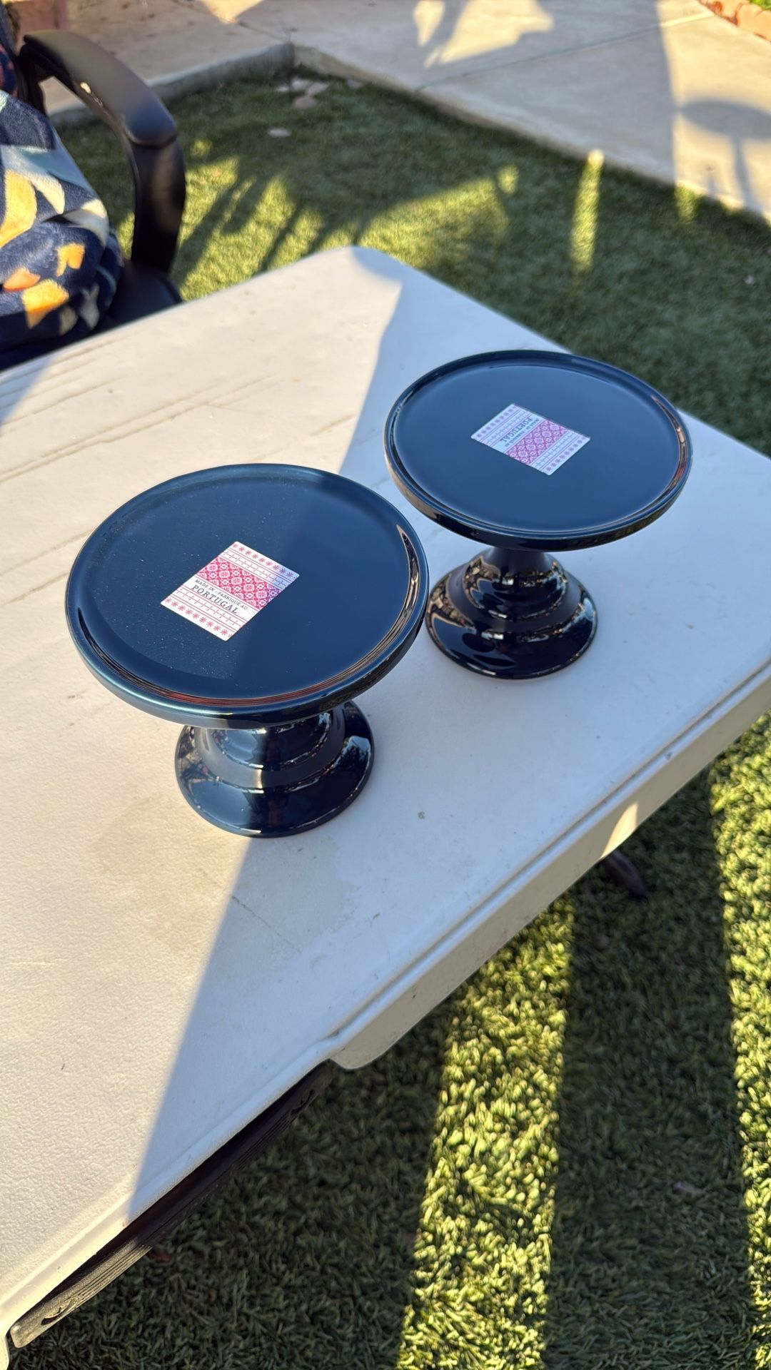 Navy Small Cake Stand