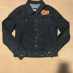David Bowie Denim Jacket Embroidered Women’s M