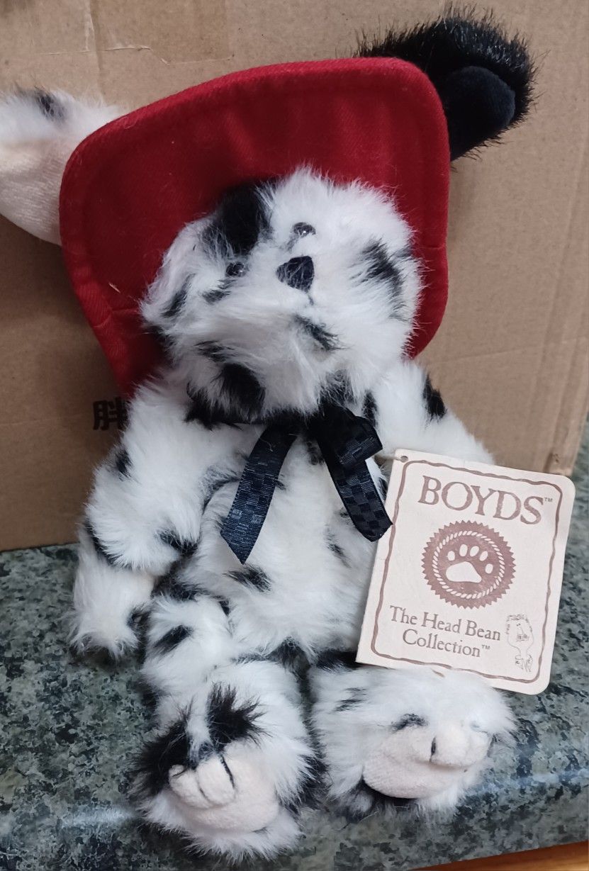 $25 Retired Boyds Bear "Hot Diggity" Dalmatian Fire Dog