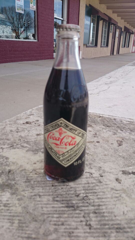Vintage Coca Cola bottle, Coca Cola, coke, 75th anniversary, commemorative bottle