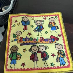 School Days Fabric Cloth Book for Kids