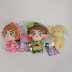3-Pc Cardcaptor Sakura Mini Plush Set 4"