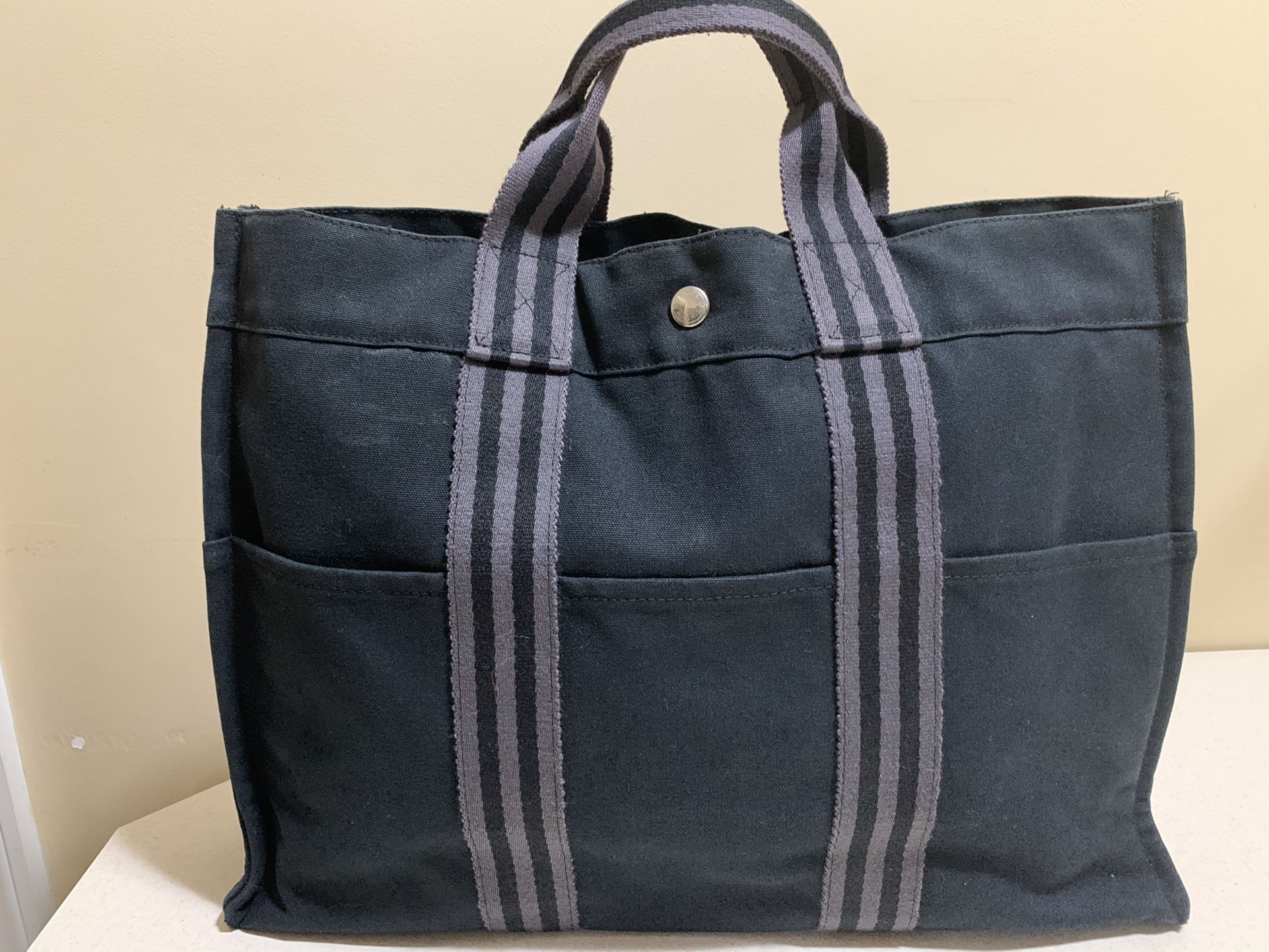 HERMES TOTE BAG MM (CANVAS)