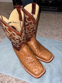 Justin Ostrich boots
