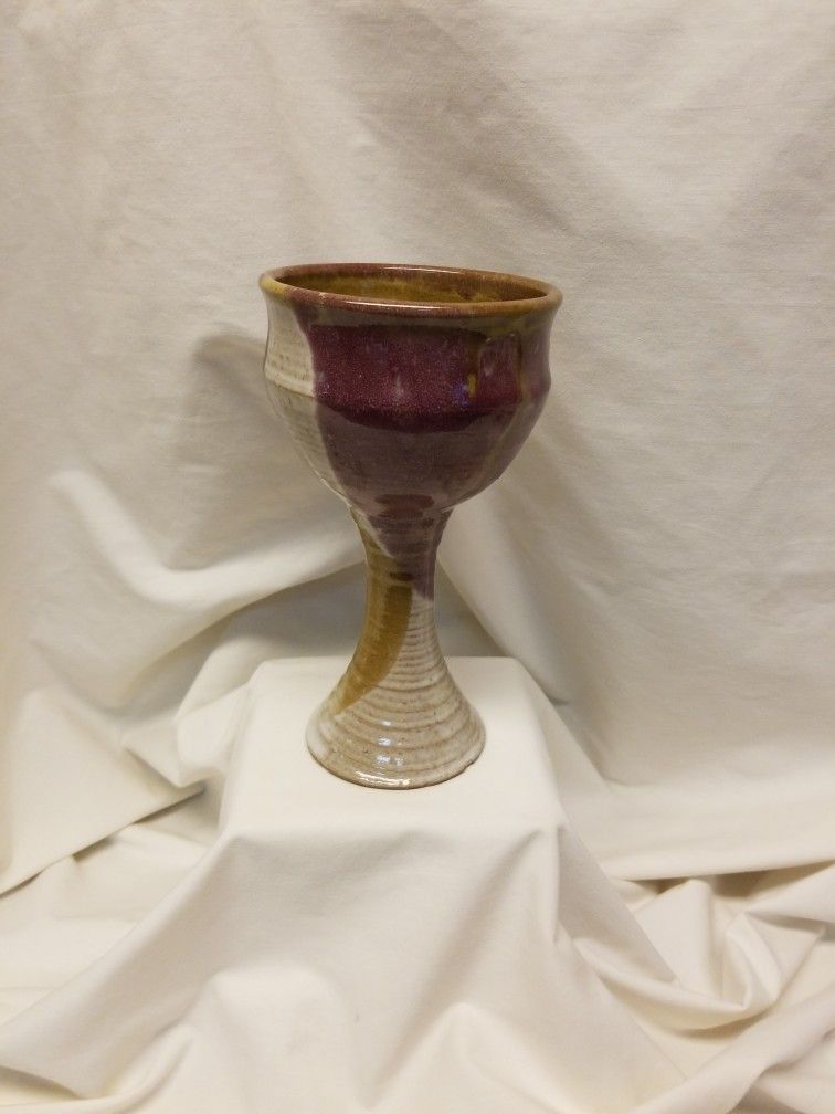 Pottery Goblet/chalice 
