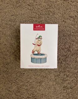 Hallmark Christmas Ornament Skating Snowball And Tuxedo