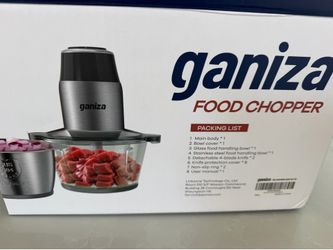New in Box Ganiza food processor