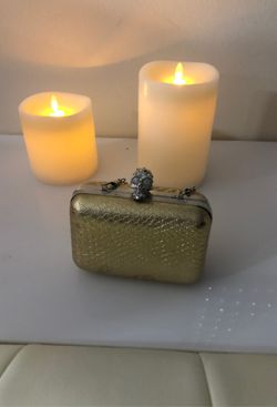 Skull gold purse