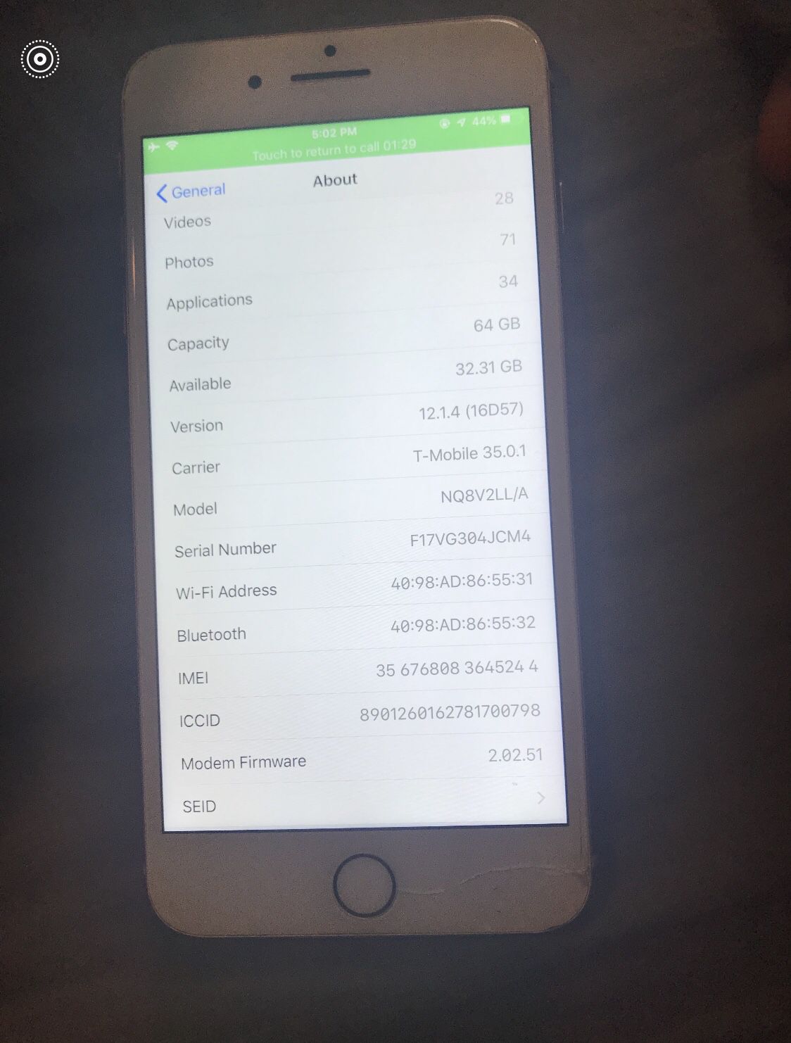 iPhone 8 Plus $500 need gone immediately LOCAL TRANSACTIONS ONLY (T-MOBILE)