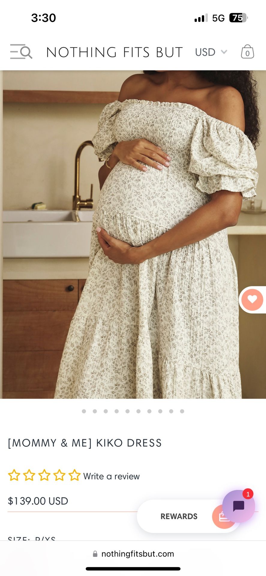 Nothing Fits But Maternity Dress