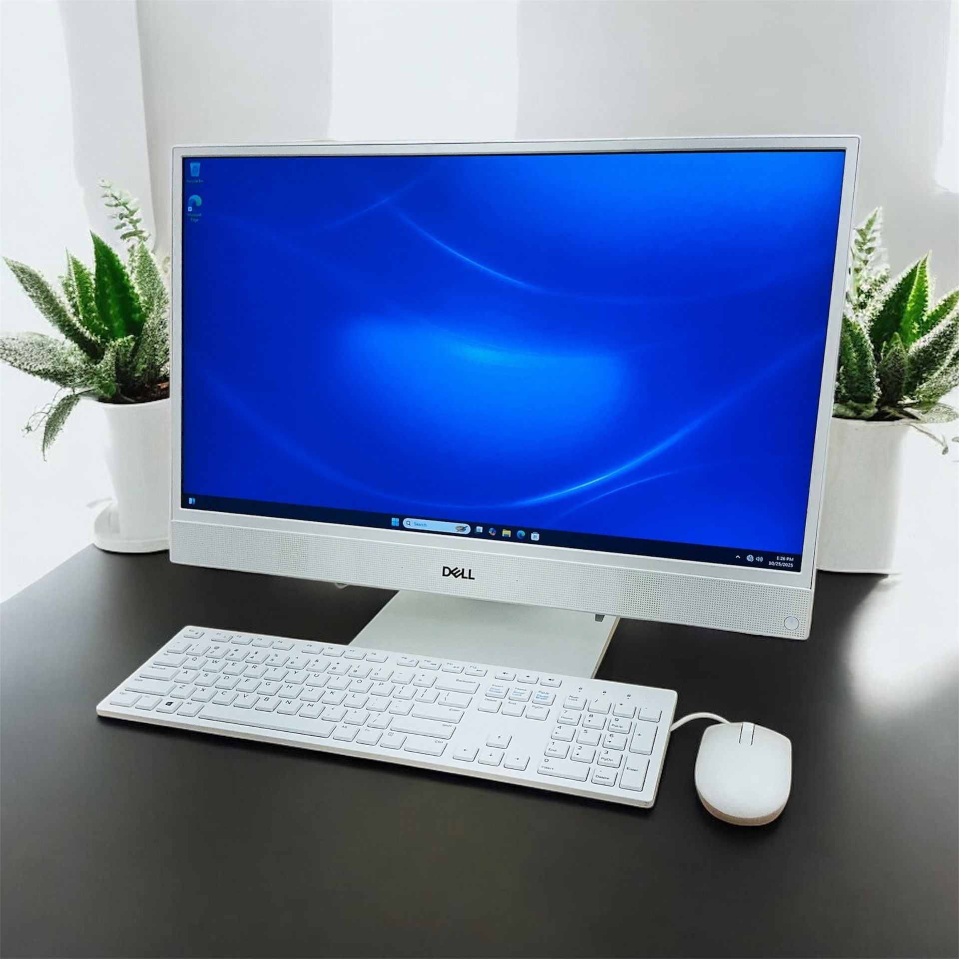 Dell 24โ AIO PC Full HD PC Desktop / Windows 11 / HDD 1TB / RAM 20GB / WiFi AC / Camera / Bluetooth / Keyboard & mice