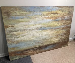 Uttermost Raindrops - Stretched Canvas Painting