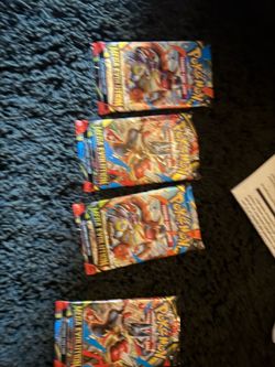 Pokémon Mega Evolution Booster Packs x4
