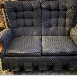 2-Seat Vintage Rocker and Footstool