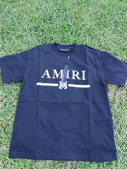 Amiri logo black shirt