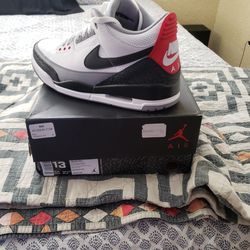 Retro 3 tinker size 13 worn 1 time