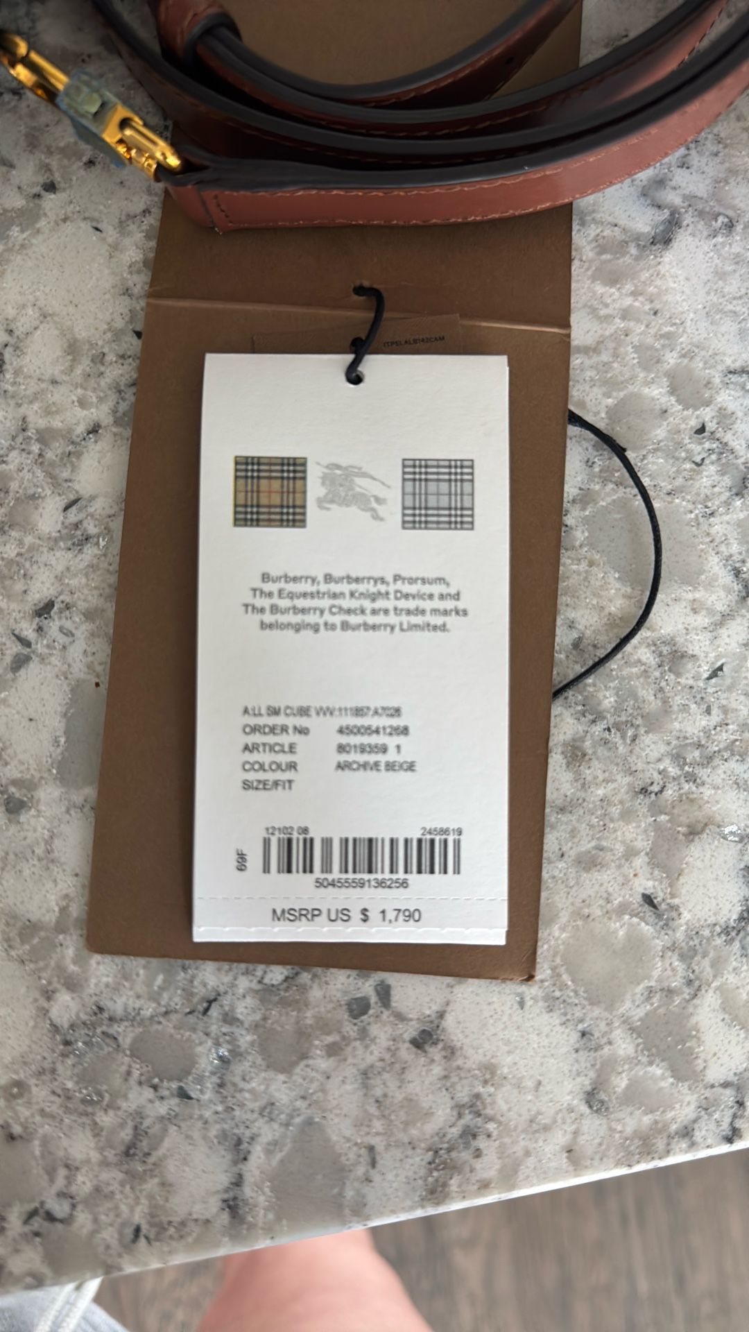 Burberry Cube Bag