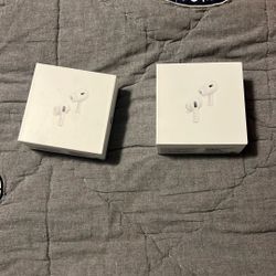 Two Open Box Never Used AirPod Pro 2nd Generation WILL SELL FAST NEED TO GET RID OFFER QUICK 