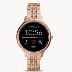 Watch Gen 5 Smartwatch New In Box Gold Fossil