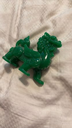 Green Mythical Creature Figurine