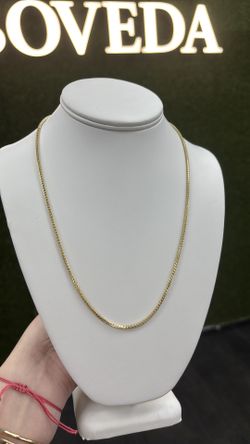 10kt solid Franco chain