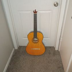 Broken Acoustic Electric Classical Guitar