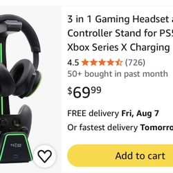 Usb-c Headset Stand For Xbox And Ps5