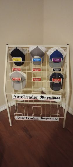 Vintage Magazine Rack - Hat Rack - DVD storage -Much More 