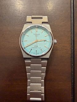 Tiffany blue tissot prx powermatic watch