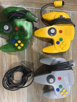 Nintendo 64 controllers