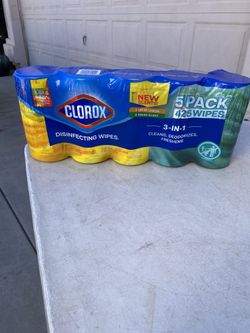 CLOROX Disinfecting Wipes 5 Pkg