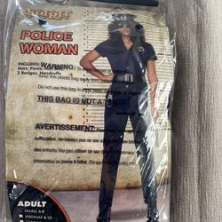 Police Girl Costume-$10