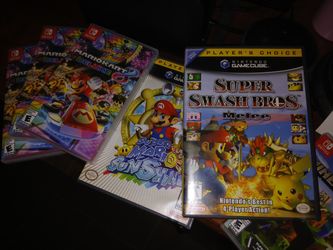 Super Mario Games For Nintendo Switch & Gamecube