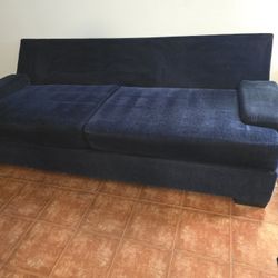 Turner Blue Fabric Sofa