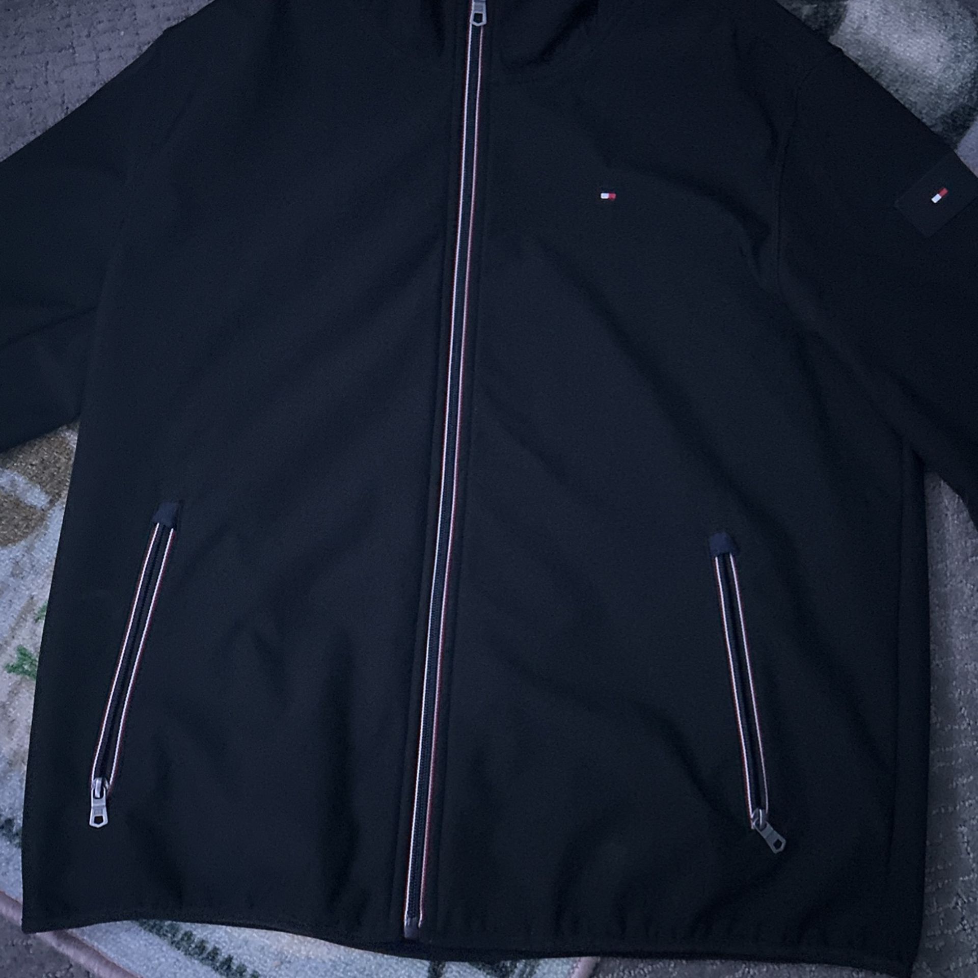 Tommy Hilfiger Black Windbreaker