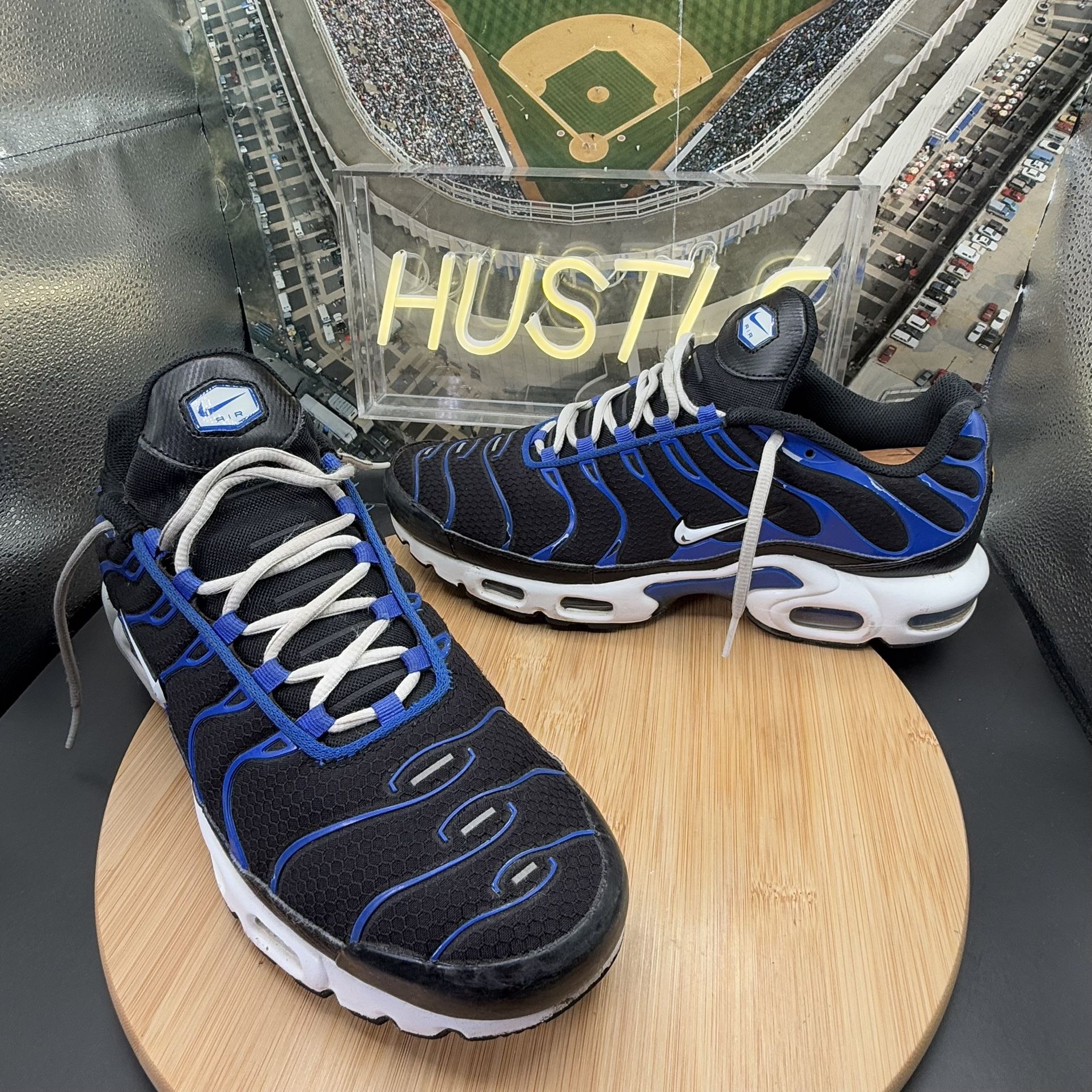 Nike Air Max Plus Black Racer Blue Men’s Sz 11 (DM8331-001)