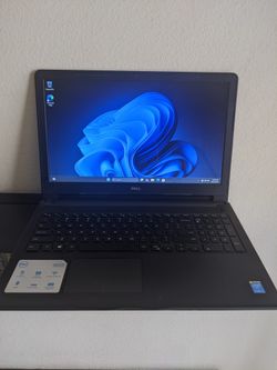 Working Fine DELL INSPIRON 15 15.6" SCREEN 8GB RAM INTEL WINDOWS 11 LAPTOP NOTEBOOK AND CHARGER