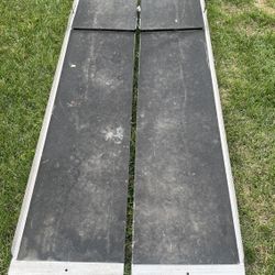 8' Trifold Aluminum Wheel Chair Ramp