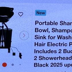 Portable Shampoo Bowl 