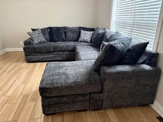 😍 Brand new super comfortable oversized U-shape sectional couch/sofa with pillows | Pay After Delivery