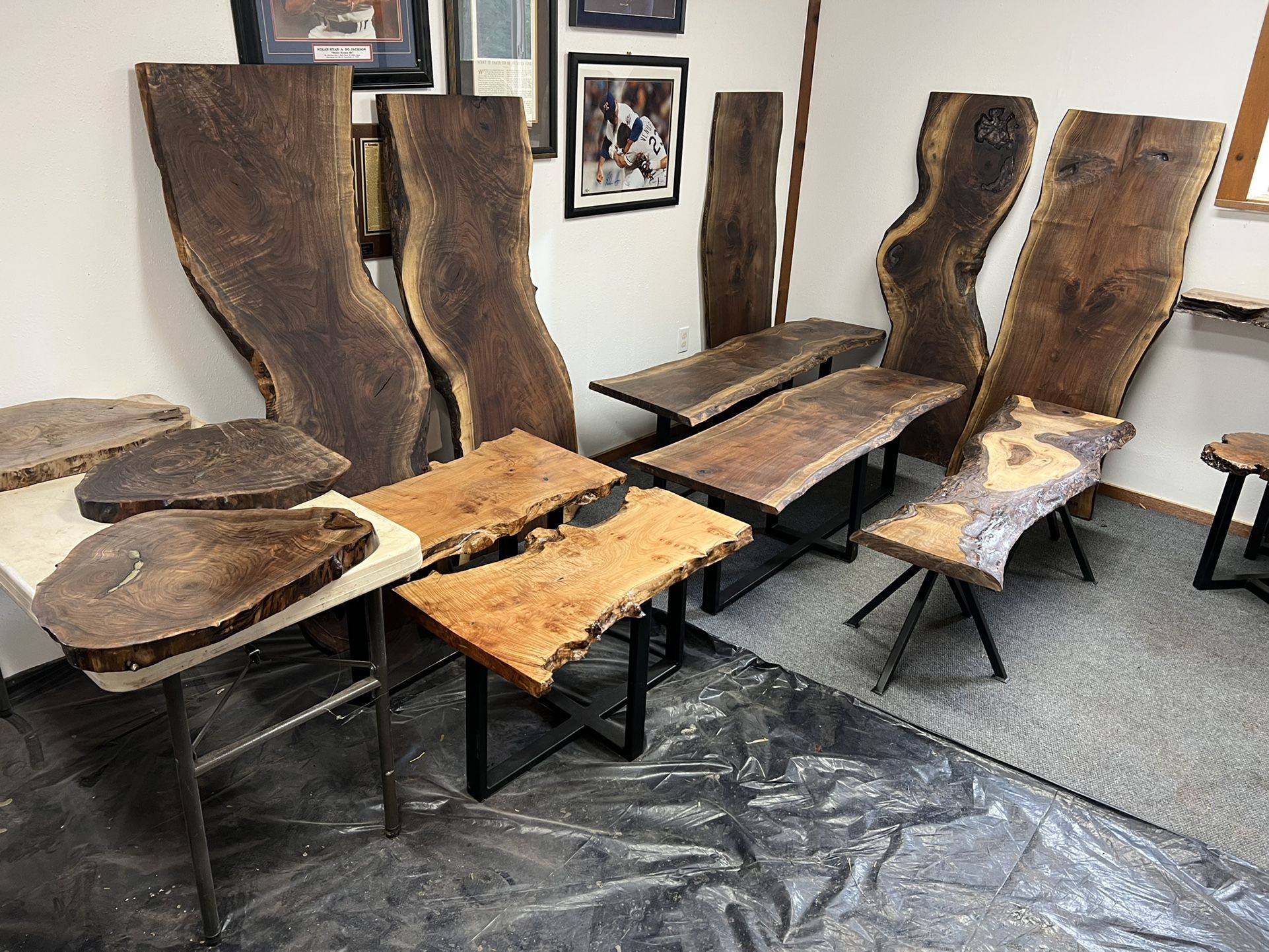 Live edge custom wood furniture